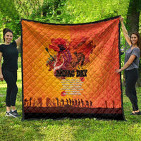 Australia and New Zealand ANZAC Day Quilt Soldiers Memories - Red Poppies with Aboriginal and Maori Art LT03 - Polynesian Pride