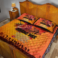 Australia and New Zealand ANZAC Day Quilt Bed Set Soldiers Memories - Red Poppies with Aboriginal and Maori Art LT03 - Polynesian Pride