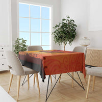 Australia and New Zealand ANZAC Day Tablecloth Soldiers Memories - Red Poppies with Aboriginal and Maori Art LT03 - Polynesian Pride