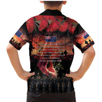 New Zealand ANZAC Day Family Matching Mermaid Dress and Hawaiian Shirt Forever in My Thoughts LT03 - Polynesian Pride