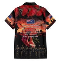 New Zealand ANZAC Day Family Matching Off The Shoulder Long Sleeve Dress and Hawaiian Shirt Forever in My Thoughts LT03 - Polynesian Pride