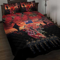 New Zealand ANZAC Day Quilt Bed Set Forever in My Thoughts LT03 Black - Polynesian Pride