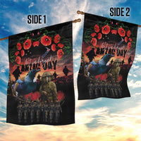 New Zealand ANZAC Day Garden Flag Tui Bird and Kiwi Bird Soldier - Forever in My Thoughts LT03 - Polynesian Pride