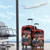 New Zealand ANZAC Day Luggage Cover Tui Bird and Kiwi Bird Soldier - Forever in My Thoughts LT03 - Polynesian Pride