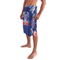 Guam Liberation Day Lavalava The Tribal Latte Stone and Dolphins with Hibiscus Chamorro Culture