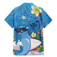 Aloha Hawaiian Monk Seal Family Matching Mermaid Dress and Hawaiian Shirt Polynesian Tattoo The Ocean and Undersea Vibe LT03 - Polynesian Pride