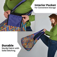 Kolose-Tuvalu Crochet Grocery Bag with Polynesian and Pacific Tattoos - Polynesian Pride