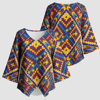 Kolose-Tuvalu Crochet Kimono Sleeve Blouse with Polynesian and Pacific Tattoos - Polynesian Pride