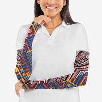 Tuvaluan and New Zealand Culture Arm Sleeves The Art of Kolose and Taniko LT03 - Polynesian Pride