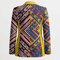 Tuvaluan and New Zealand Culture Blazer The Art of Kolose and Taniko LT03 - Polynesian Pride