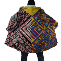 Tuvaluan and New Zealand Culture Cloak The Art of Kolose and Taniko LT03 - Polynesian Pride