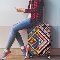 Tuvaluan and New Zealand Culture Luggage Cover The Art of Kolose and Taniko LT03 - Polynesian Pride