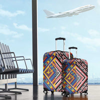 Tuvaluan and New Zealand Culture Luggage Cover The Art of Kolose and Taniko LT03 - Polynesian Pride