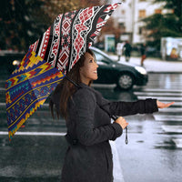 Tuvaluan and New Zealand Culture Umbrella The Art of Kolose and Taniko LT03 - Polynesian Pride