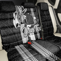 Custom Hawaii Island Back Car Seat Cover Hawaiian King and Kakau Symbols Abstract Shoulder Tattoo