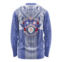 Tonga Apifoou School Long Sleeve Shirt Ngatu and Polynesian Pattern LT03 - Polynesian Pride