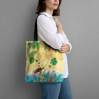 Hawaiian Alohawaii Tote Bag Tropical Plants and Animals on The Beach LT03 - Polynesian Pride