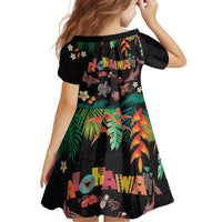 Hawaiian Alohawaii Family Matching Long Sleeve Bodycon Dress and Hawaiian Shirt Tribal Sea Animals Tattoo and Tropical Plants LT03 - Polynesian Pride