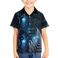 New Zealand Matariki Hawaiian Shirt The Tribal Maori Face and Silver Fern LT03 - Polynesian Pride