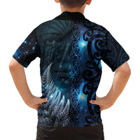 New Zealand Matariki Hawaiian Shirt The Tribal Maori Face and Silver Fern LT03 - Polynesian Pride