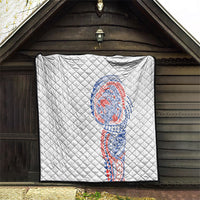 Hawaiian Traditional Tattoos Quilt Kakau Tribal Tropical Plant Motif Hawaii Flag Color Inspired LT03 - Polynesian Pride