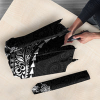 Hawaiian Kakau Tribal Sea Animals Tattoos Umbrella Black Color