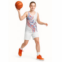 Hawaiian Kakau Tribal Sea Animals Tattoos Basketball Jersey Hawaii Flag Color Inspired LT03 - Polynesian Pride