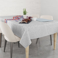 Hawaiian Kakau Tribal Sea Animals Tattoos Tablecloth Hawaii Flag Color Inspired