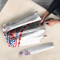 Hawaiian Kakau Tribal Sea Animals Tattoos Umbrella Hawaii Flag Color Inspired