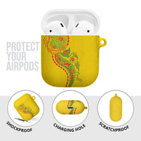 Hawaiian Kakau Tribal Sea Animals Tattoos AirPods Case Kanaka Maoli Flag Color Inspired LT03 - Polynesian Pride