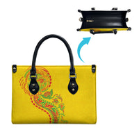 Hawaiian Kakau Tribal Sea Animals Tattoos Leather Bag Kanaka Maoli Flag Color Inspired LT03 - Polynesian Pride