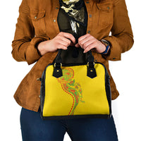 Hawaiian Kakau Tribal Sea Animals Tattoos Shoulder Handbag Kanaka Maoli Flag Color Inspired LT03 - Polynesian Pride