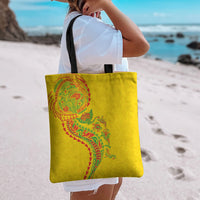 Hawaiian Kakau Tribal Sea Animals Tattoos Tote Bag Kanaka Maoli Flag Color Inspired LT03 - Polynesian Pride