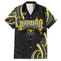 Traditional Art Hawaiian Kakau Tattoos Hawaiian Shirt Yellow Color - Polynesian Pride