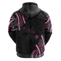 Traditional Art Hawaiian Kakau Tattoos Hoodie Pink Color - Polynesian Pride