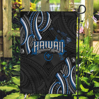Traditional Art Hawaiian Kakau Tattoos Garden Flag Blue Color LT03 Garden Flag Blue - Polynesian Pride