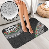 Fiji Hibiscus Bathroom Set Tapa Masi Motifs with Tropical Plants