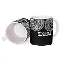 Samoa Traditional Tattoo Ceramic Mug Tribal Tatau Pattern