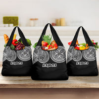 Samoa Traditional Tattoo Grocery Bag Tribal Tatau Pattern