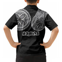 Samoa Traditional Tattoo Hawaiian Shirt Tribal Tatau Pattern