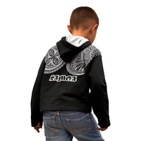Samoa Traditional Tattoo Kid Hoodie Tribal Tatau Pattern