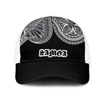 Samoa Traditional Tattoo Mesh Trucker Cap Tribal Tatau Pattern