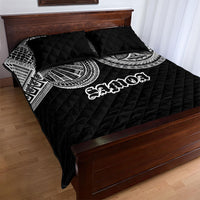Samoa Traditional Tattoo Quilt Bed Set Tribal Tatau Pattern