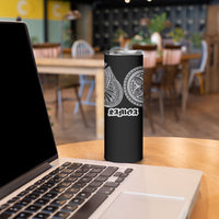 Samoa Traditional Tattoo Skinny Tumbler Tribal Tatau Pattern