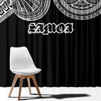 Samoa Traditional Tattoo Window Curtain Tribal Tatau Pattern