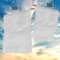 Samoa Lotu Tamaiti Garden Flag Tribal Tatau with Siapo Pattern