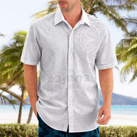 Samoa Lotu Tamaiti Hawaiian Shirt Tribal Tatau with Siapo Pattern