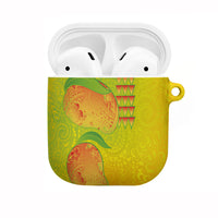 Hawaiian Mango AirPods Case Polynesian Art Pattern and Kakau Tattoo