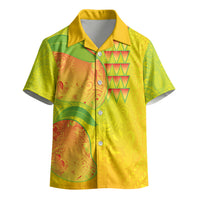 Hawaiian Mango Kid Hawaiian Shirt Polynesian Art Pattern and Kakau Tattoo