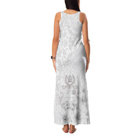 Tonga Faka Sepitema Family Matching Tank Maxi Dress and Hawaiian Shirt Ngatu and Floral Pattern with Blooming Hibiscus LT03 - Polynesian Pride